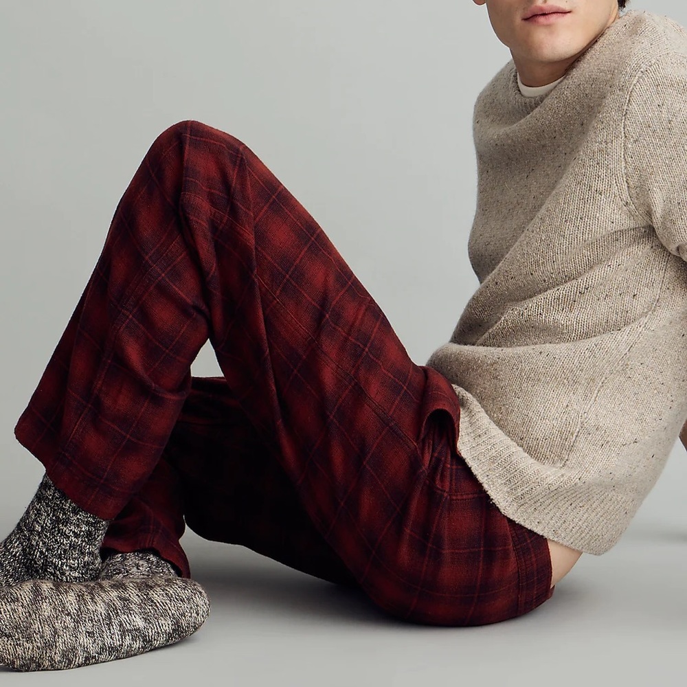 NEW / Madewell Flannel Pajama Pants - Picture 4 of 6
